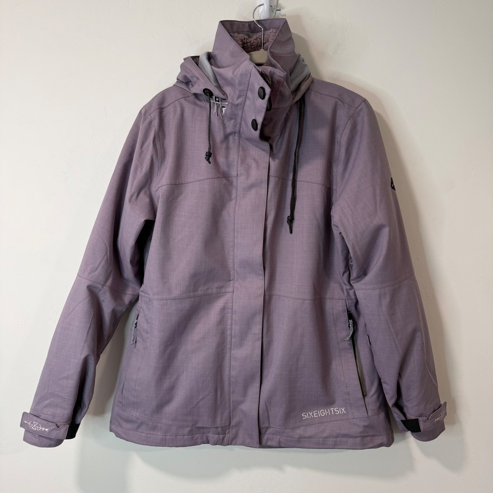 686 Womens Smarty 3-In-1 Spellbound Jacket Medium Purple Snowboard Ski Coat